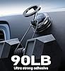 Coolpow Magsafe Car Mount【26 Magnets】Vacuum Magnetic Phone Holder for Car Phone Holder Mount【90+LBS】Suction Cup Cell Phone Holders for Your Car Accessories/Gym/Mirror for iPhone 17 Pro Max 16 15 14 13 #5
