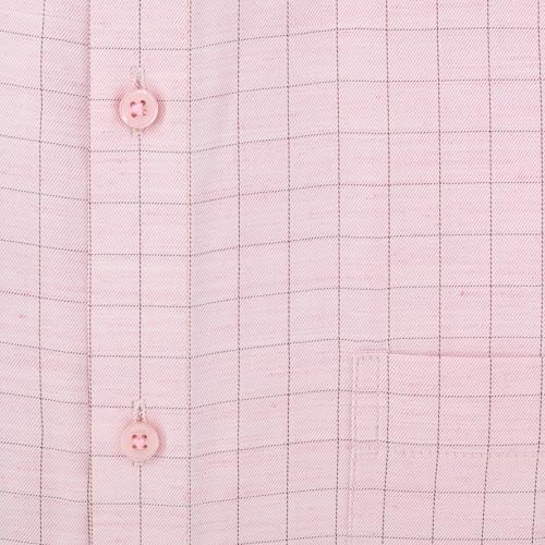 Image of 7-DAYS Men's Premium Checks Formal Shirt - Cotton Rich, Regular Fit, Full Sleeve, with Pocket, Wrinkle Resistant - Stylish Office & Everyday Wear.