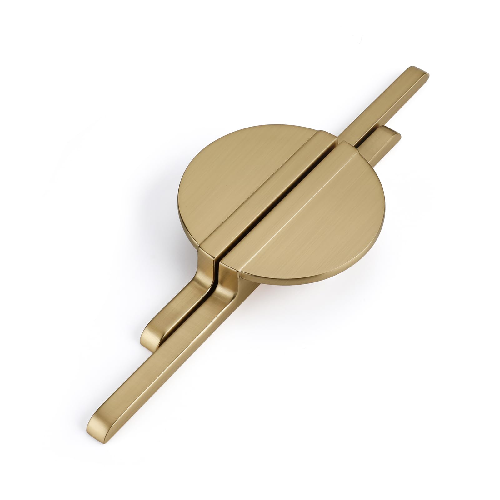 Lot De 8 Poignées De Tiroir En Alliage Demi-lune Champagne Doré - Longueur 8 Cm, Entraxe 64 Mm - Pour Meubles Cuisine, Salle De Bain, Bureau