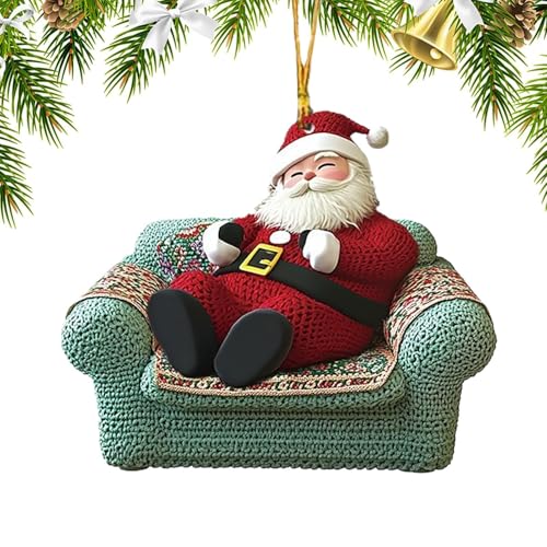 Weihnachtsmann-Weihnachtsschmuck, Weihnachtsmann-Ornamente für Baum -...