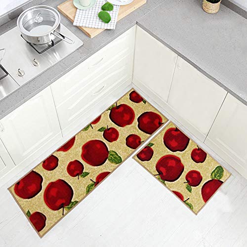 Juego de 2 Tapetes de Cocina Antideslizantes Lavables miniatura 2