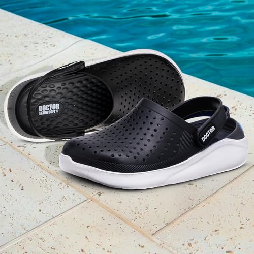 Image of DOCTOR EXTRA SOFT Unisex-Child Kids Classic Ultra Soft Clogs /Sandals with Adjustable Back Strap| Comfortable & LightWeight| Stylish & Anti-Skid| Indoor & Outdoor Casual Sports Mules Boys & Girls D-509