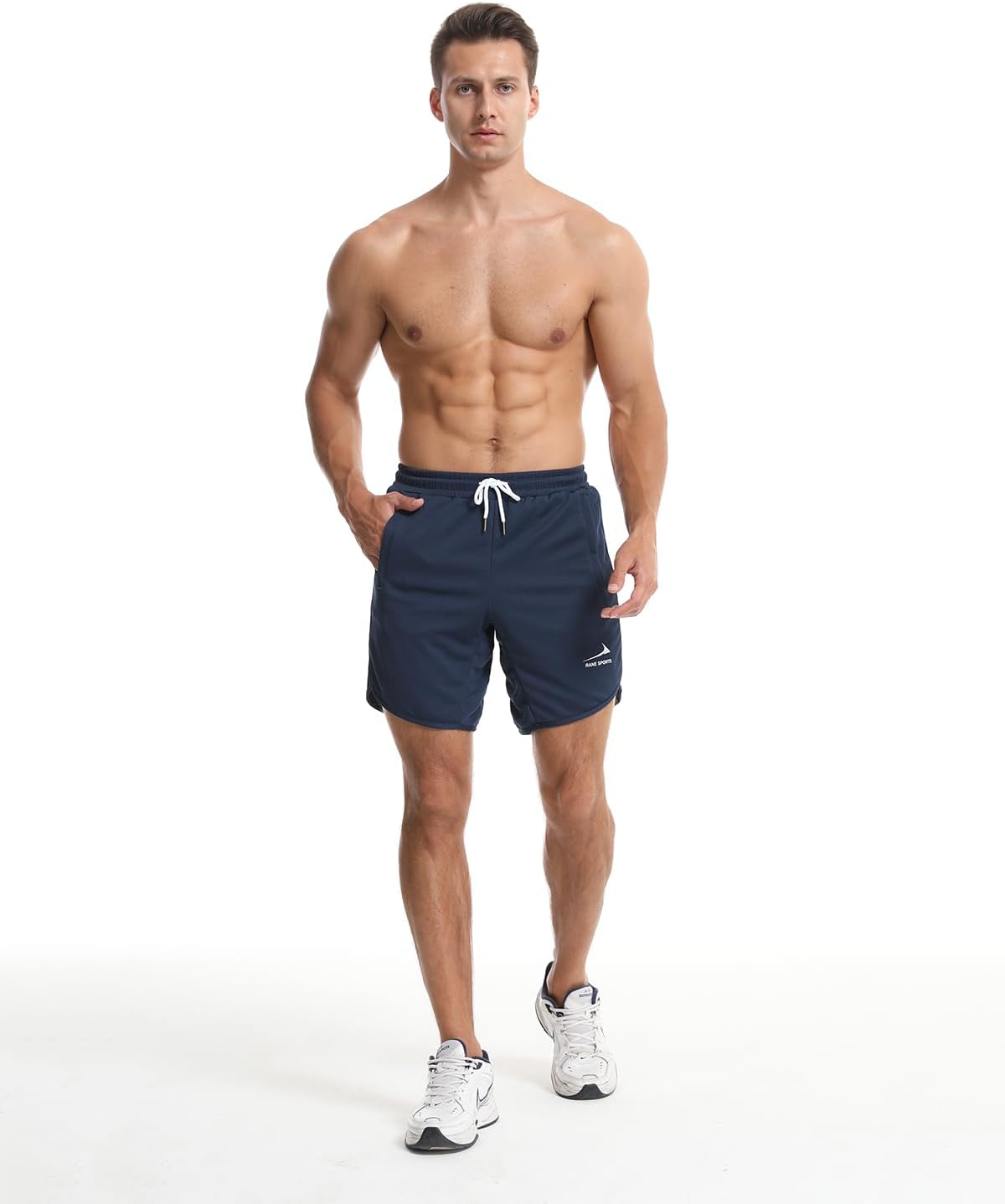 Men's Sports Shorts Running Gym Training Shorts with Zipper Pockets 8 51Z9nh s0nL. AC SL1500