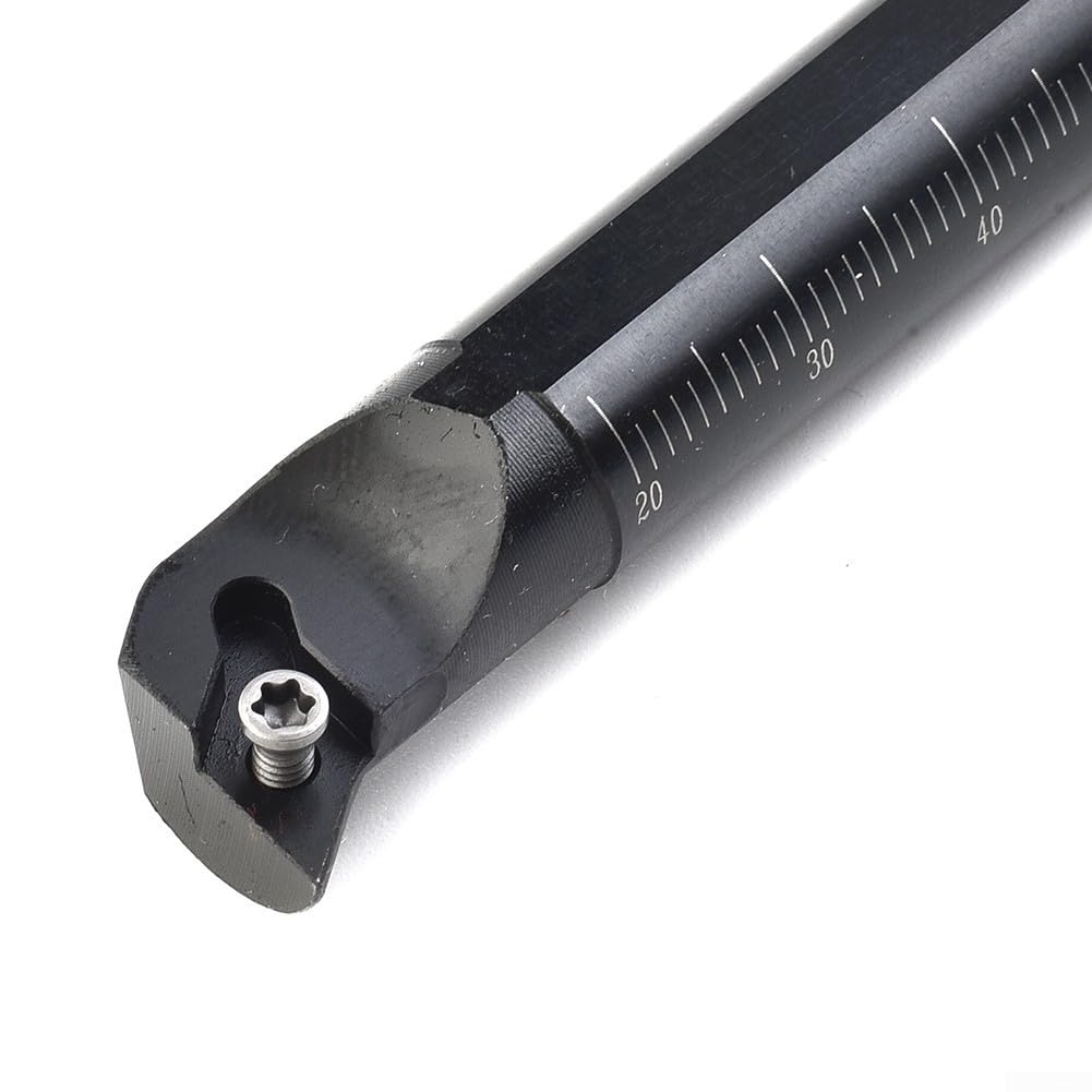 Barre d'alésage S12M SDUCR07 de qualité professionnelle avec clé T8 et dix lames d'insertion DCMT0702