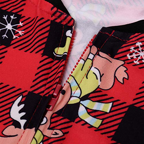 Vnvne Women'S One Piece Onsie Print Sleepwear Ugly Christmas Pajamas Jumpsuit Rompers Clubwear Nightwear thumb #5