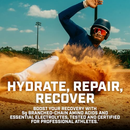 Image of XTEND Sport BCAA Powder Blue Raspberry Ice - Electrolyte Powder for Recovery & Hydration with Amino Acids - 30 Servings