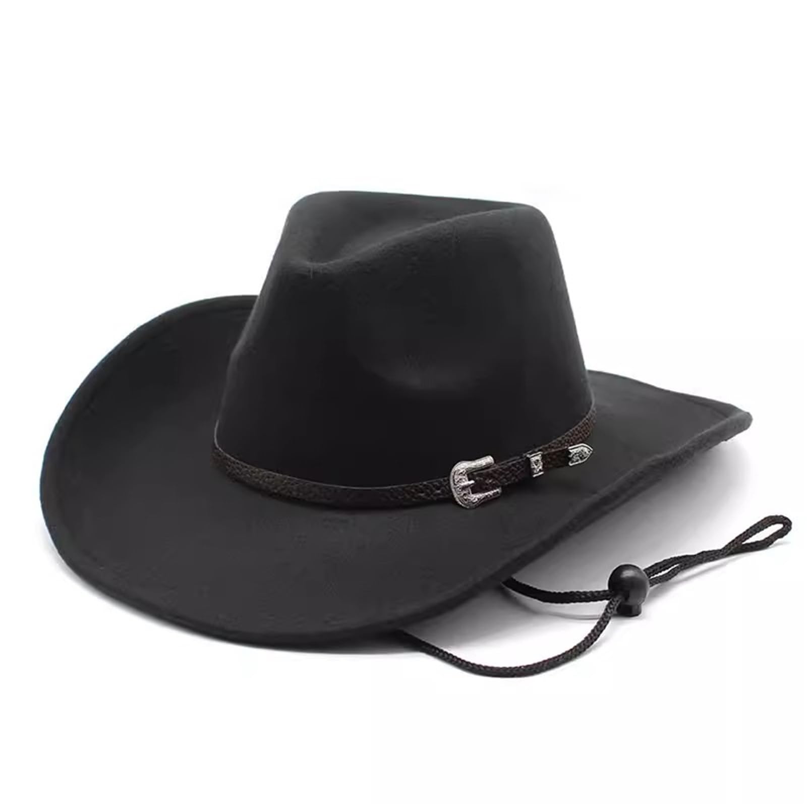 Cappello da Cowboy Cappello da Cowboy Vintage Western, Cappello Equitazione, a Bombetta in Tweed per Uomo e Donna