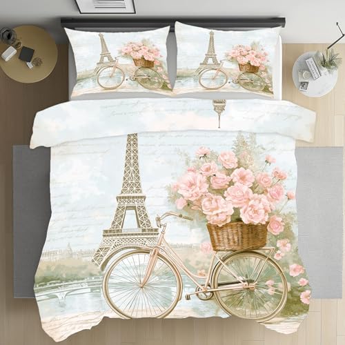 Parure de Lit Tour Eiffel pour Adulte en Microfibre - 4