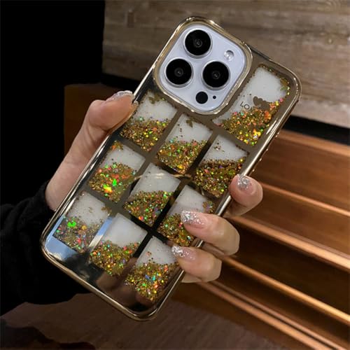 Coque iPhone 14 Pro Max antichoc protège des chutes avec style doré