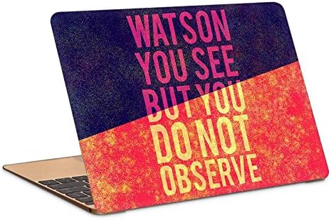 Postergully 13.3" Laptop Skin - Sherlock Holmes - Quote - Observe Watson