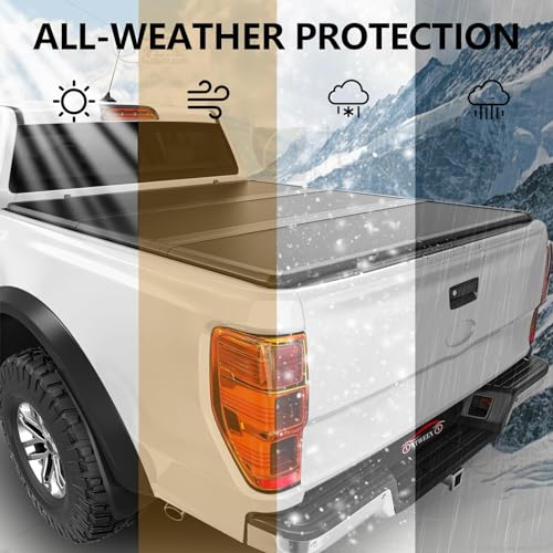 Xtweex XTW-213H-2833 Hard Tri-Fold Truck Bed Tonneau Cover Compatible For Honda Ridgeline 2017-2024 Fleetside (Not For Stepside) 5 Ft Bed Fiberglass Reinforced Polymer thumb #5