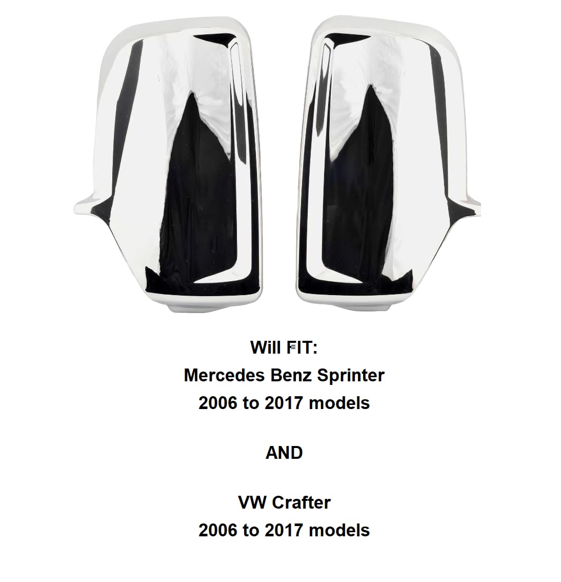 Wing Mirror Cover For Merc Srinter And V W Crafter 2006-2017