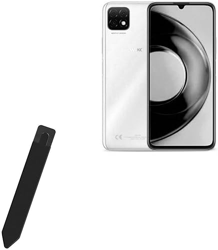 BoxWave Stylus PortaPouch, portalápices portátil autoadhesivo, compatible con Wiko T3, color negro azabache