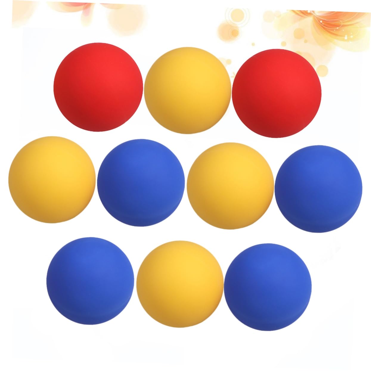 PLAFOPE 10 Balones de Masaje de Silicona para Liberación y Puntos Gatillo, Ideales para Ejercicios en Casa Color Aleatorio