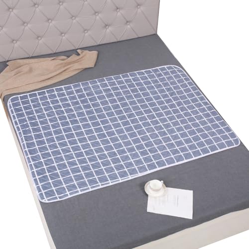 Empapadores Cama Adultos Lavables 90 cm. Absorción de 3,5 L m2. 4 Capas de protección. Entremetidas Reutilizables para Ancianos con más de 300 Lavados. Salvacamas de Personas Mayores.