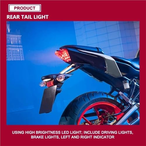 Luz trasera integrada MT-07 2021-2024 con intermitentes para Yamaha 4