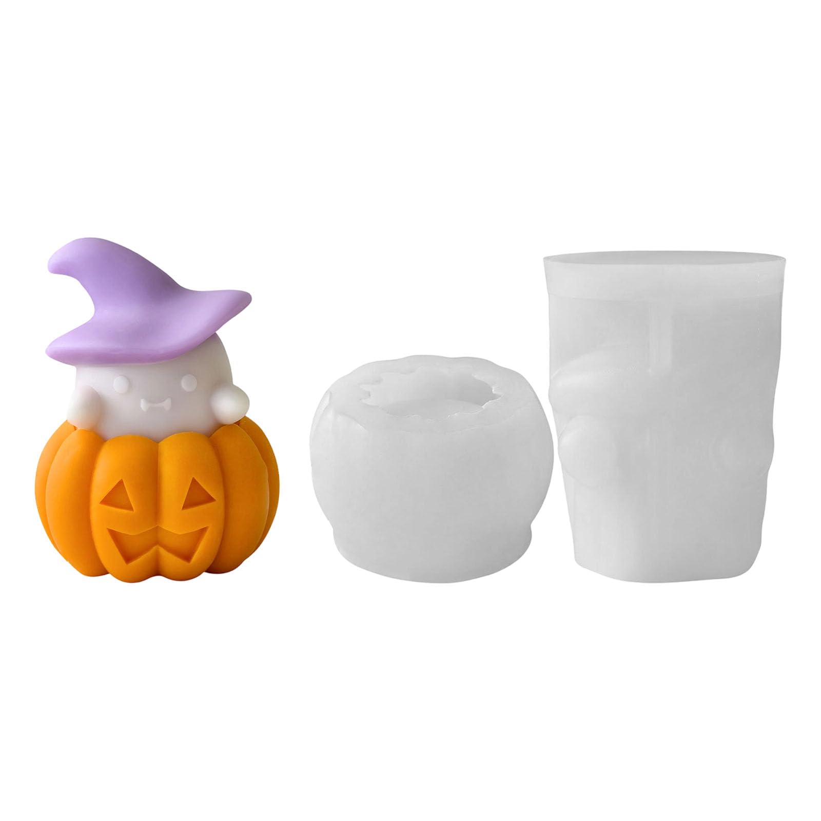 CAZSTYK Food Grade Silicone Craft Mold Kits Detailed Halloween Soap with Easy Release Design Jewelry Accessories Silicone Craft Mold