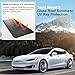 LEPEVNEY 2021 2020 2019 2018 2017 2016 Tesla Model S Glass Roof Sunshade UV Ray Protection, Foldable Sunroof Sunshade Top Window Sun Shades for Tesla Model S