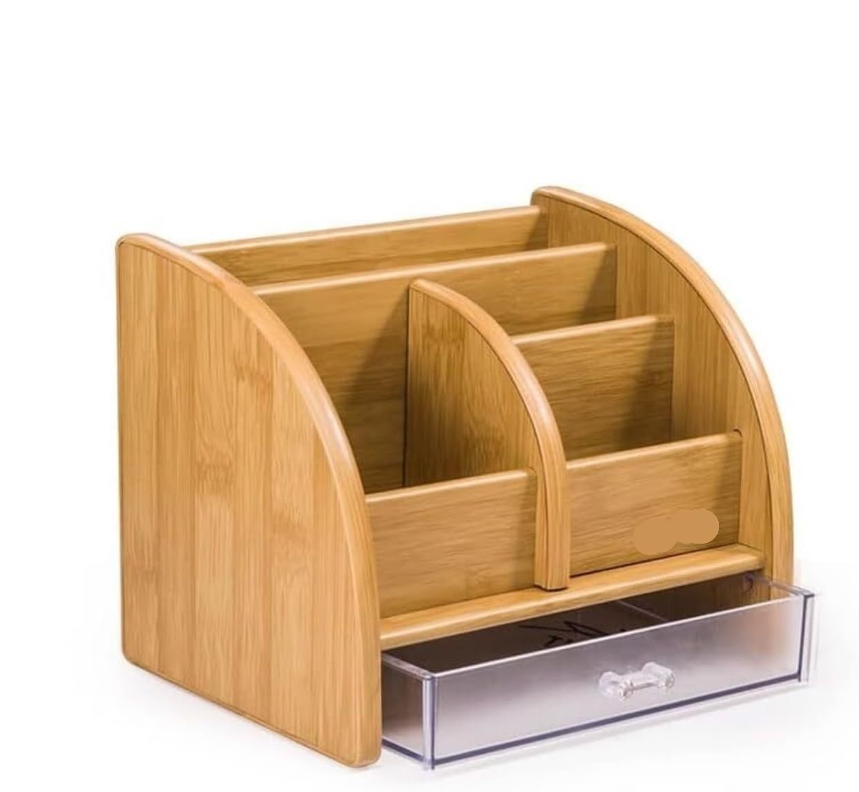 Organizzatore Scrivania Versatile Supporto per Portapenne Mobile per Organizer da Scrivania in bambù per La Scuola della Del'ufficio Domestico per Casa Domestico(20.5 * 14.8 * 15cm)