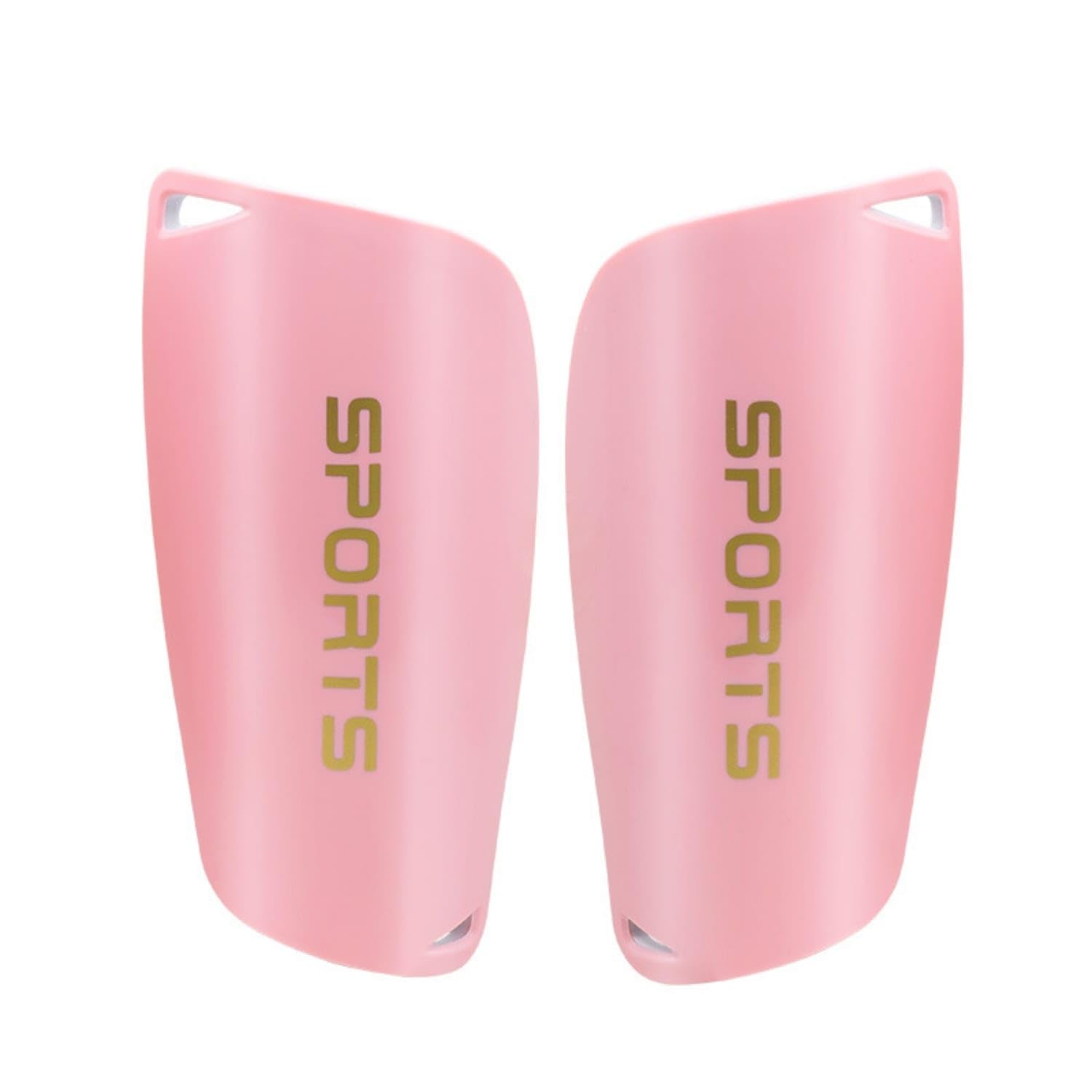 EVA Soccer Shin Guards Hard Shell Safeguarding Shin Guards Contoured Leg Protectors Curved, Pink, Kids-picture-27