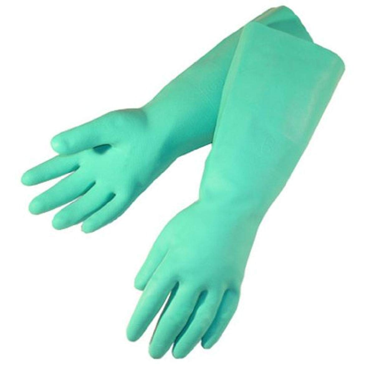 Liberty Glove & Safety 2950SL/XL Nitrile Liquid Proof Unsupported Glove, Chemical Resistant, 22 mil Thickness, 18" Length, X-Large, Green (Pack of 12)