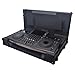 ProX XS-OPUSQUADWBL ATA Flight Style Road Case For Pioneer Opus Quad DJ Controller with 1U Rack Space and Wheels - Black Finish