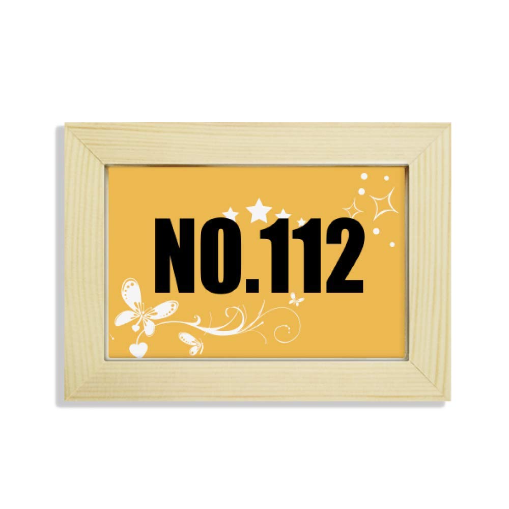 Marco de fotos de madera Suerte No.112 escritorio pintura de flores número