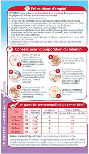 Guigoz Evolia Relais 1 Des La Naissance Lait Bebe 1er Age En Poudre De 0 A 6 Mois Boite De 800g Amazon Fr Epicerie