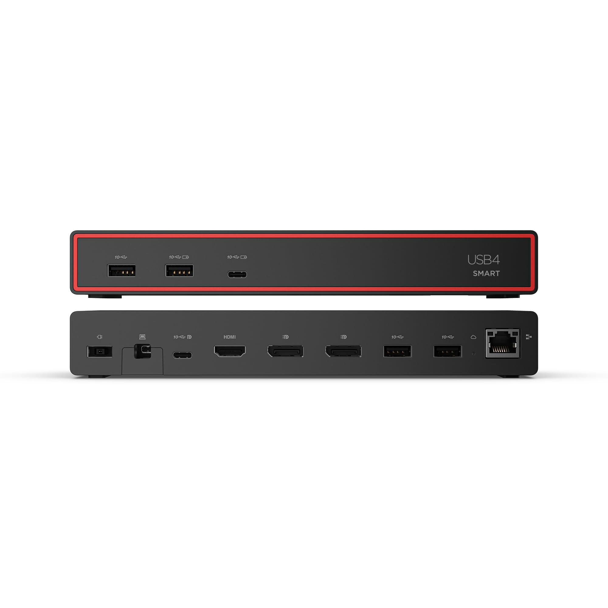 Lenovo ThinkPad USB4 Smart Dock 5500 con alimentatore 135W, dock USB4 40Gbps con 2xDP 1.4 HDMI 2.1, 4xUSB-A Gen2, 2xUSB-C Gen2, GbE, PD 3.1