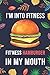 I'm Into Fitness, FIT'NESS Hamburger In My Mouth: Blank Lined Diary / Notebook / Journal - Creative, Humor, Funny Quotes - Gifts For Men, Women, Teens, Kids Friends 6x9" 120 Pages
