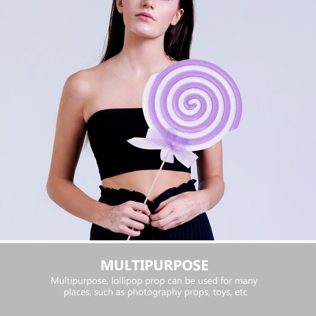 Didiseaon 2pcs Simulation Lollipop Decorations Adorable Photo Props for Parties for Festive Events and Creative Displays Realistic Design