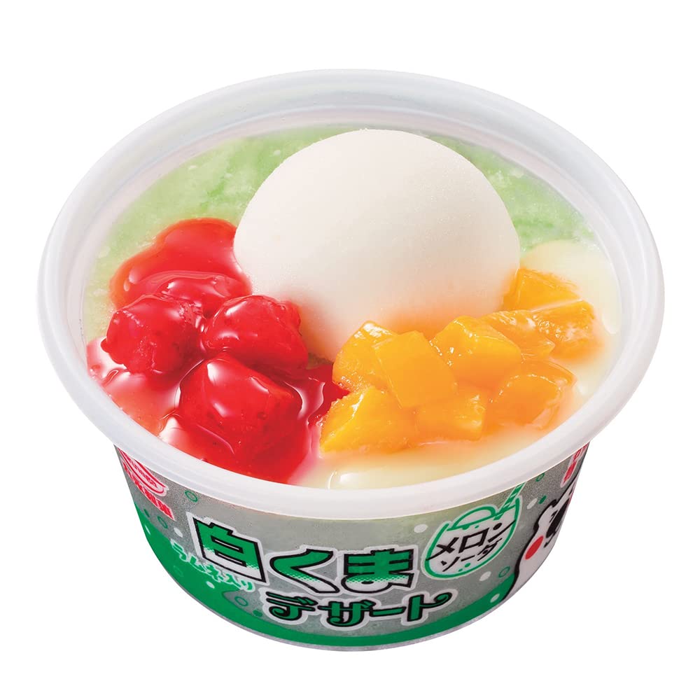 Amazon.co.jp: [冷凍] 丸永製菓 白くまデザート メロンソーダ 175ml