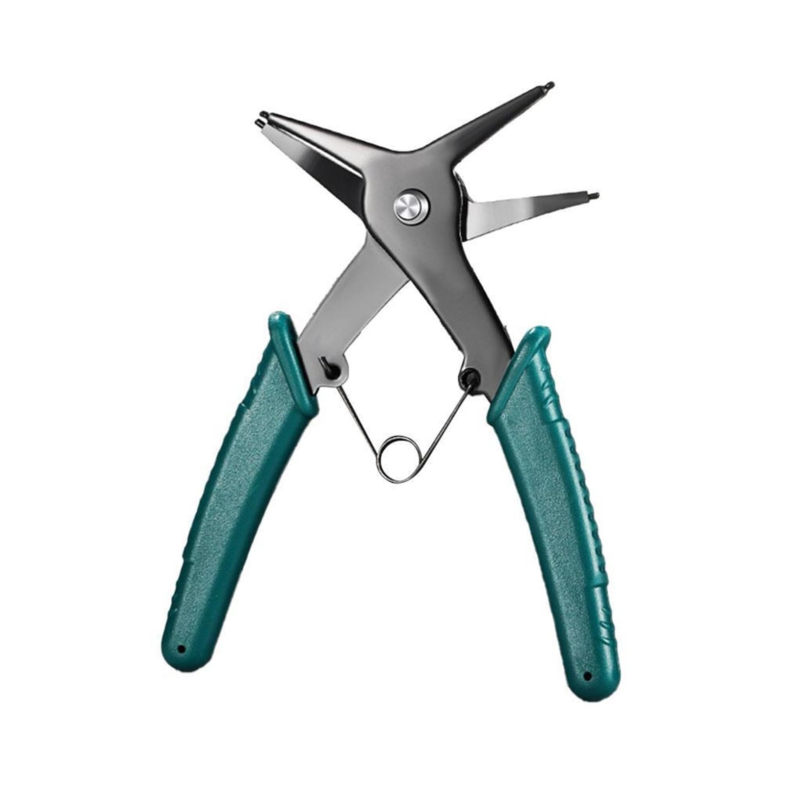 Mdsiokhj Green Snap Ring Plier Snap Ring Plier Type Circlip Pliers Multifunctional Crimp Tool Internal External Remover Retaining(Green)