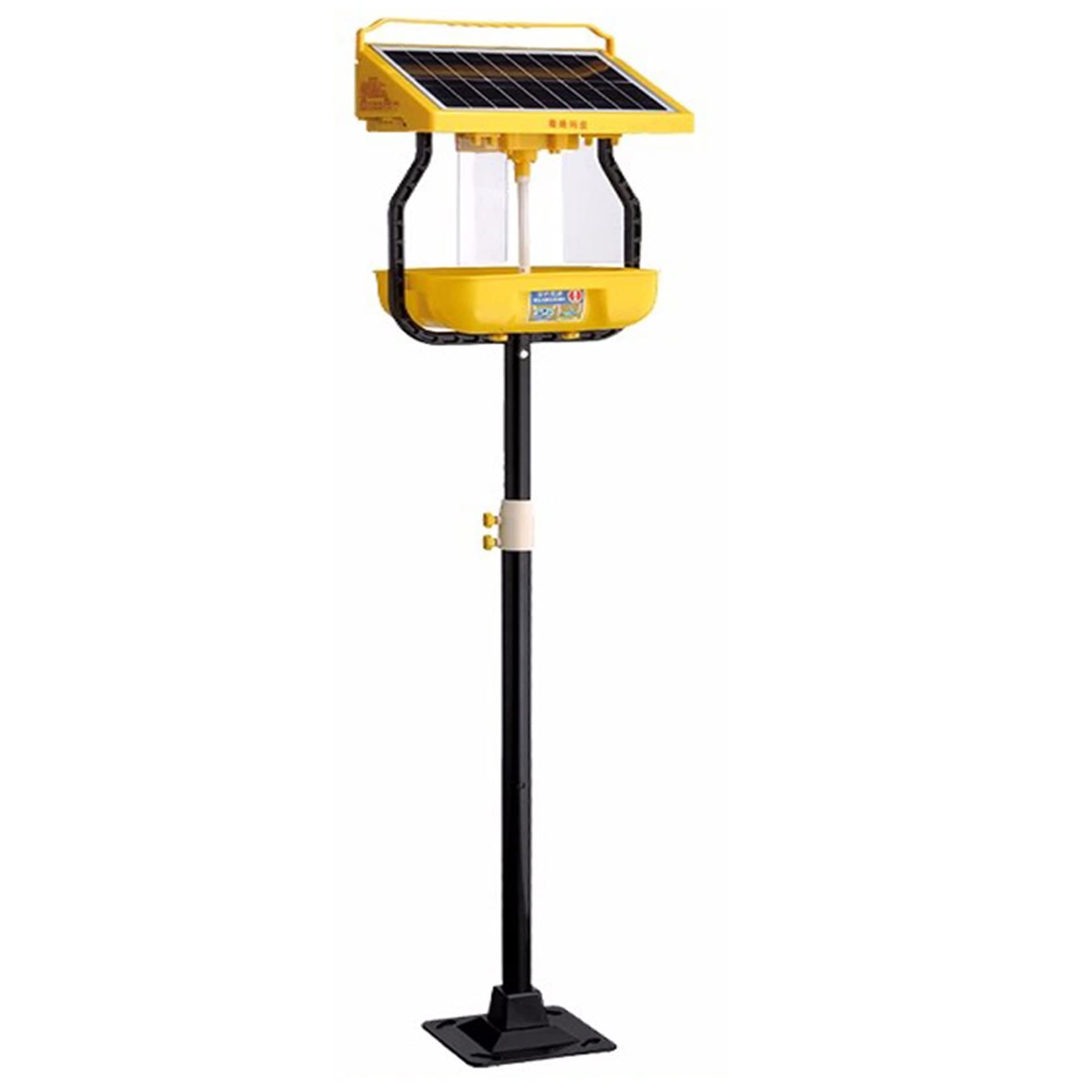 4200 V Solar-UV-Fliegenfalle für den Außenbereich, 2-in-1 vollautomatischer Insektenvernichter, Schädlingsbekämpfungslampe für die Landwirtschaft, Hochleistungsnetz, IPX7, Mückenvernichtungslampe für