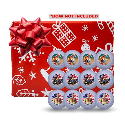 Trump Action Movie Golf Balls 12 Pack - Comes with