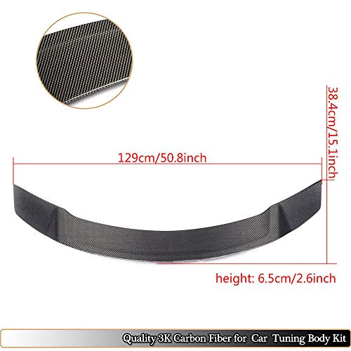 MCARCAR KIT Carbon Fiber Trunk Lid Spoiler Wing Fits for Mercedes Benz C Class W205 C180 C200 C250 C300 C400 C43 C63 AMG Sedan 2014-2019 Factory Outlet CF Rear Boot Lid Highkick Wing Lip