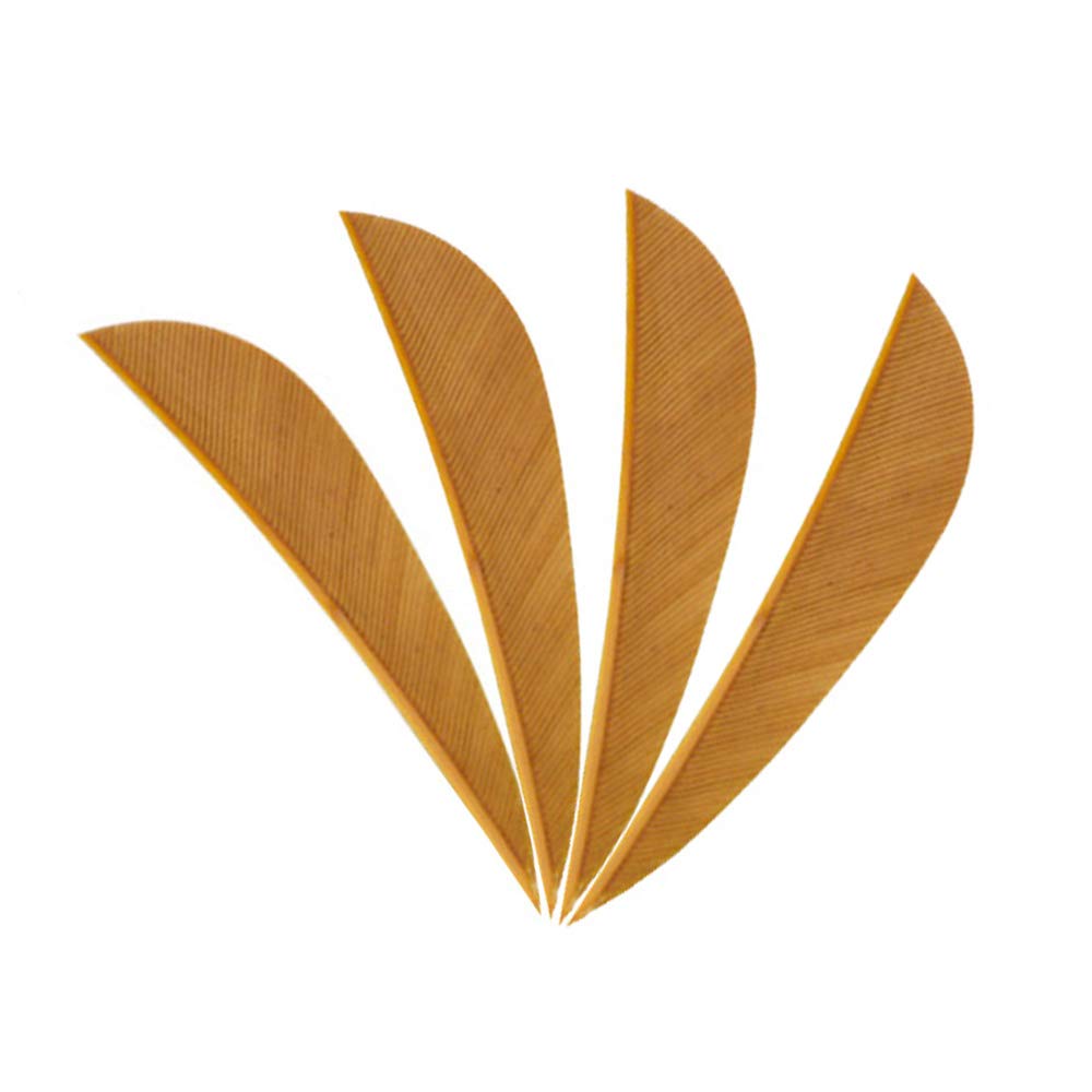 2 Pollici 50 Pz Freccia Piuma Fletching Caccia Tiro Con L - Foto 2