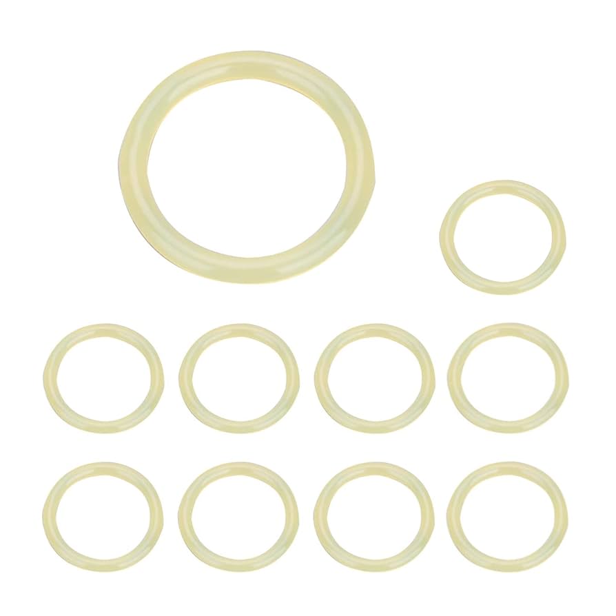 O-Rings Polyurethane - 10pcs 13.8x1.9mm Polyurethane High Strength O-Rings For Paint Ball Gun CO2 Air Tank (Beige