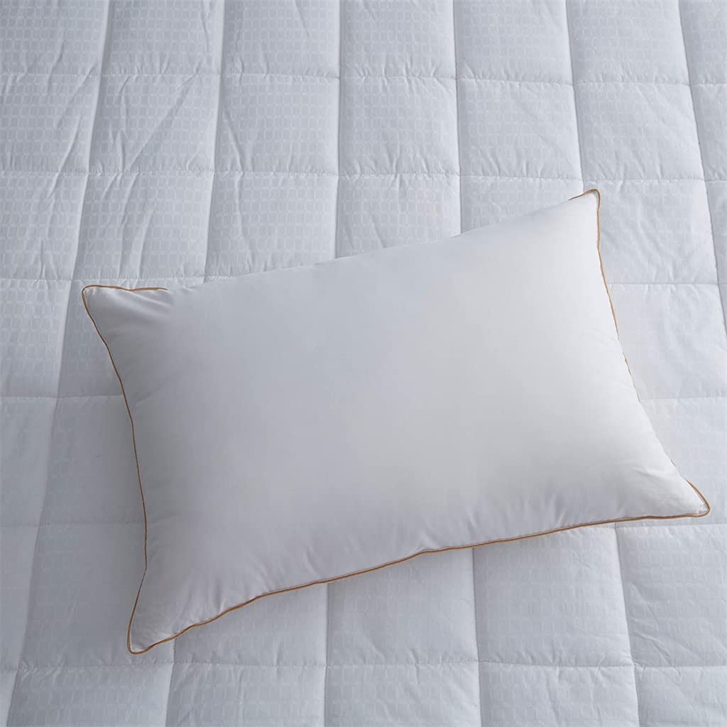 Oreillers de cou en duvet d'oie et coquille de coton pour un sommeil luxe