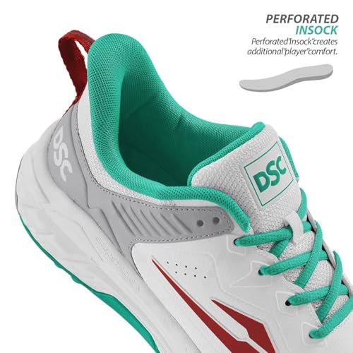 Image of DSC Endgame Cricket Shoes with Durable Rubber Studs; Professional Cricket Footwear for Batting, Bowling, and Fielding
