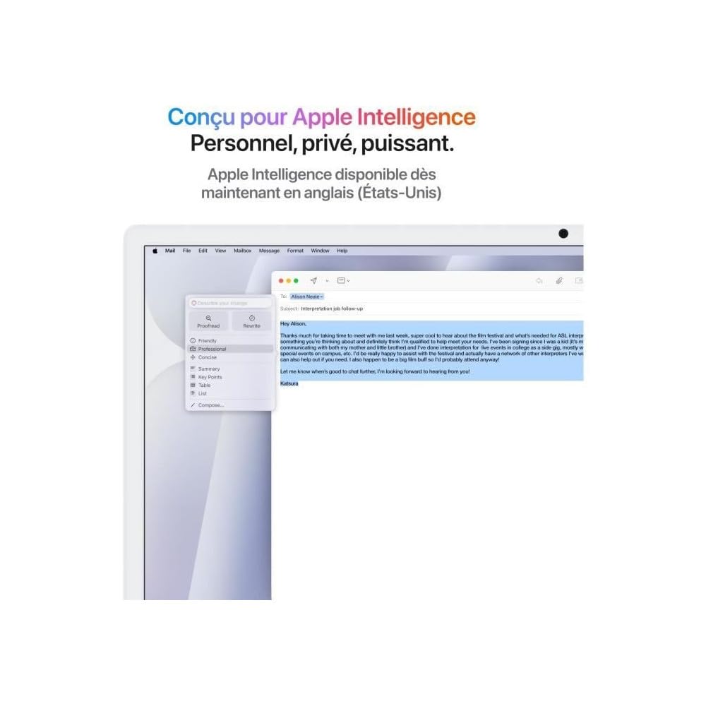 Apple iMac komputer stacjonarny typu wszystko w jednym z chipem M4, 10-rdzeniowym procesorem i 10-rdzeniowym GPU: 24-calowy wyświetlacz Retina, 16 GB ujednoliconej pamięci, 512 GB pamięci SSD, zielony