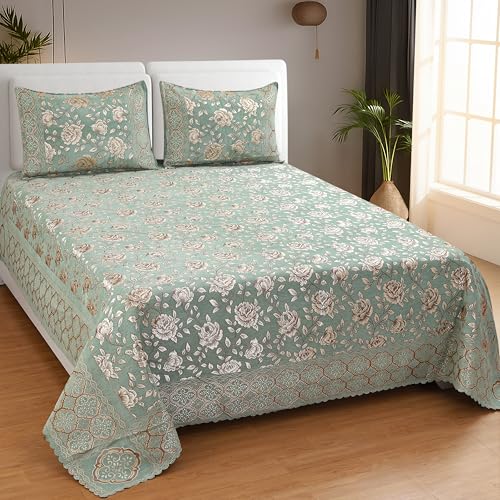 Image of Luxury Velvet Bedsheet | King Size Luxury Bed Sheet | Ultra Soft, Cozy & Warm Bedding for Bedroom | Hypoallergenic & Elegant Velvet Texture