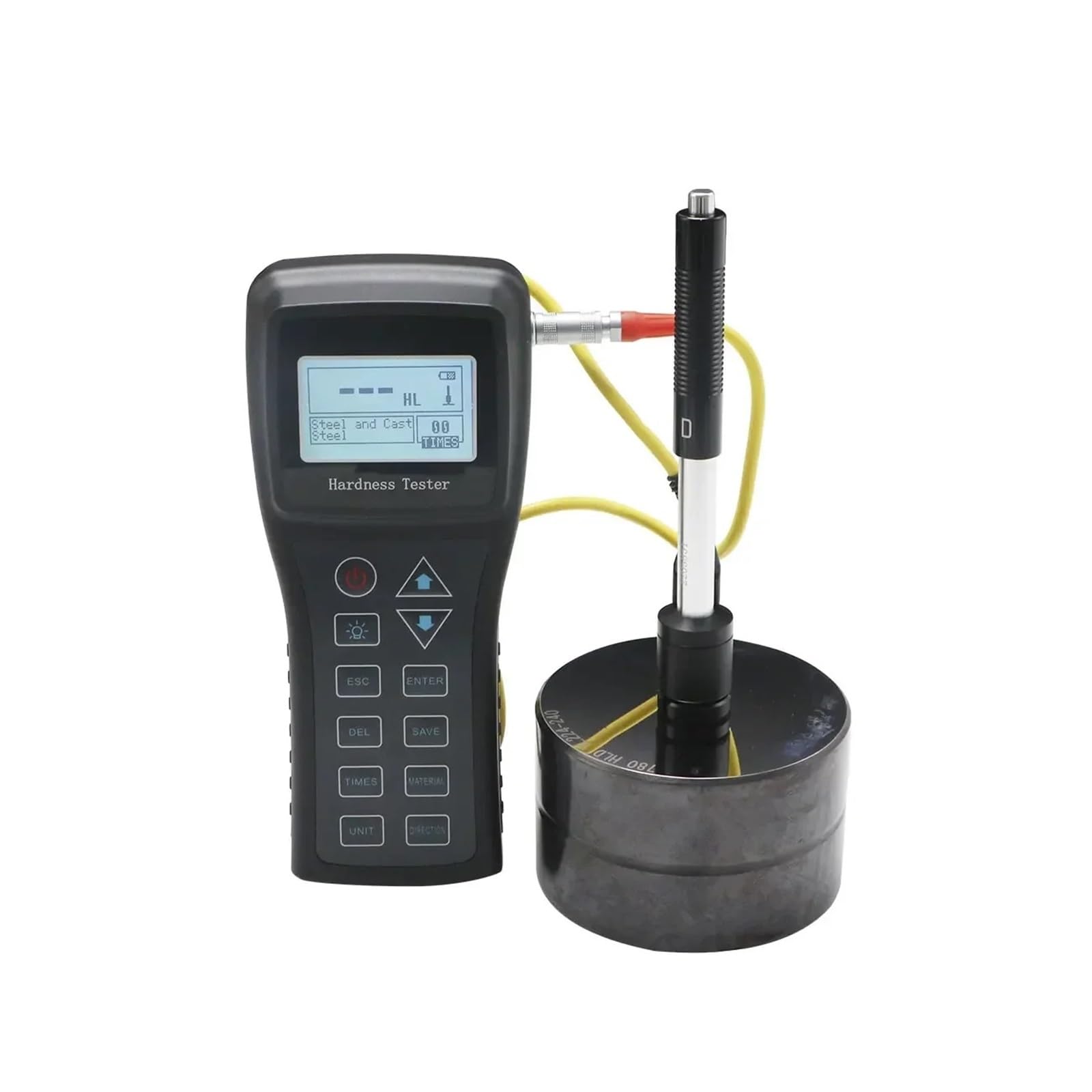 CUDTAPI Digital Hardness Tester Meter Durometer Leeb Hardness Tester For Metal Steel With Data Output