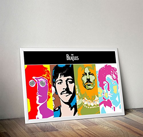 Poster The Beatles Style Handy Warhol Wall Art - Les Beatles, Paul McCartney, John Lennon, RIngo Starr, George Harrison Poster The Beatles Style Handy Warhol Wall Art – Image 5