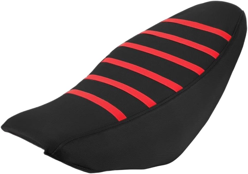 Motorcycle Seat Cover Non Slip Cushion Design PVC Compatible with Navi110 Navi 110 Off Road Pit Moto Bike(Red)