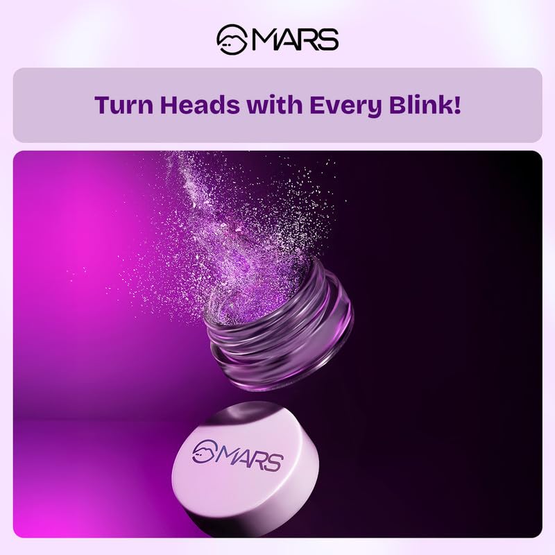 Image of MARS Starlit Pot Eyeshadow (3.0gm) (SHADE-02) | Shimmer Finish | Duo-Chrome Hue Shine | Long-Lasting | Smooth Texture | Mess-Free Application | Travel-Friendly | Easy To Use (Pack of 2)