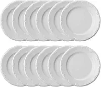 Kit Prato Raso Porcelana Pomerode 12 peças Schmidt