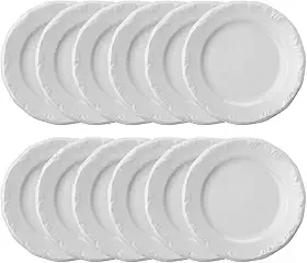 Kit Prato Raso Porcelana Pomerode 12 peças Schmidt