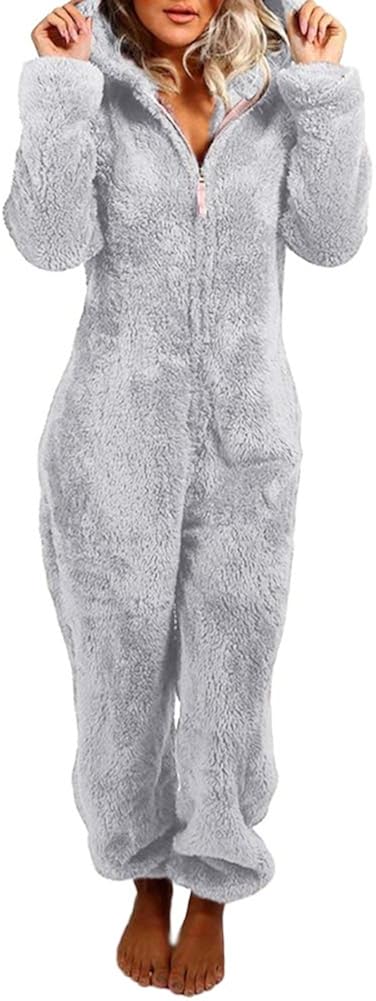 Sherpa pajama jumpsuit Clearance