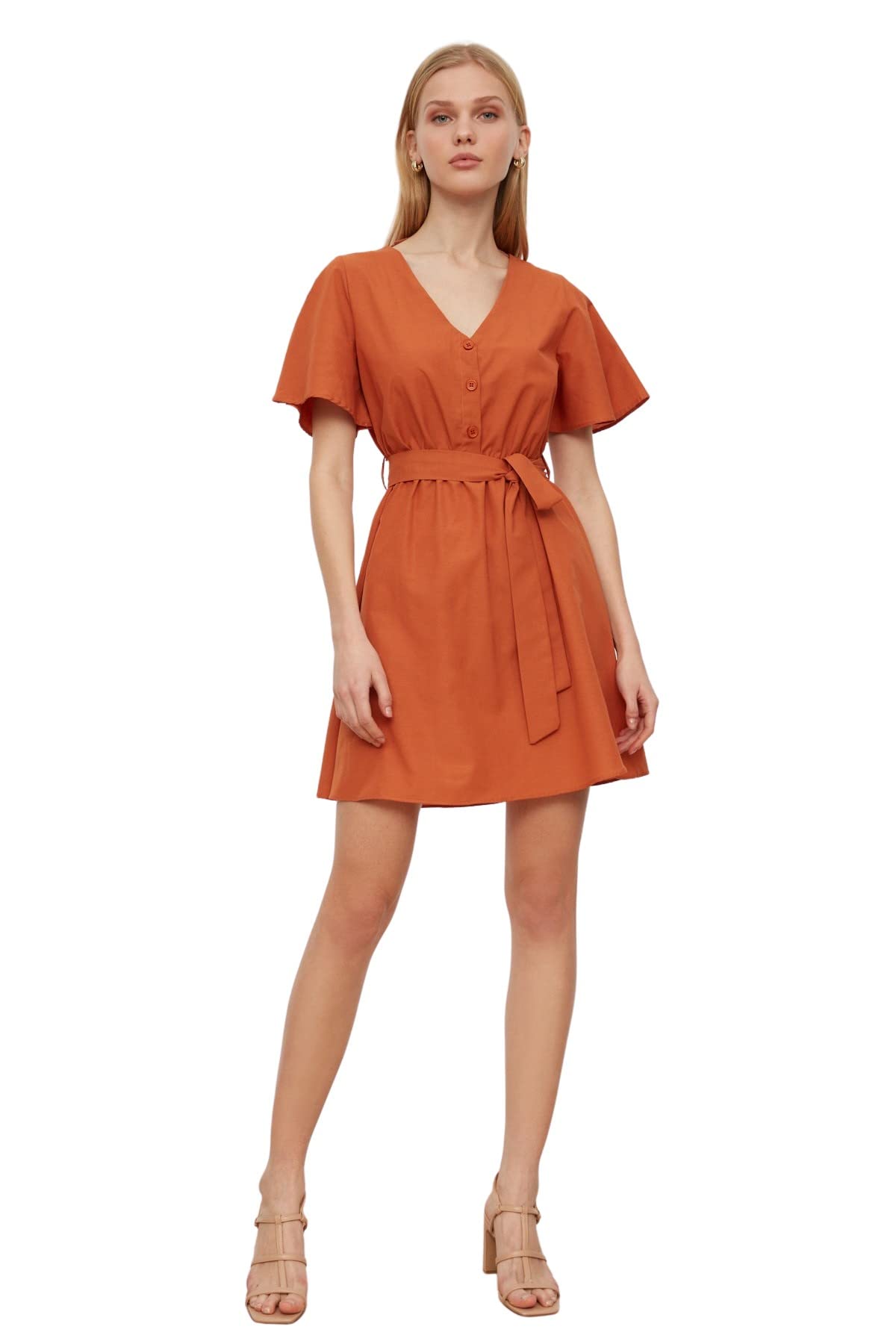 Trendyol Women Midi A-line Regular Woven Dress